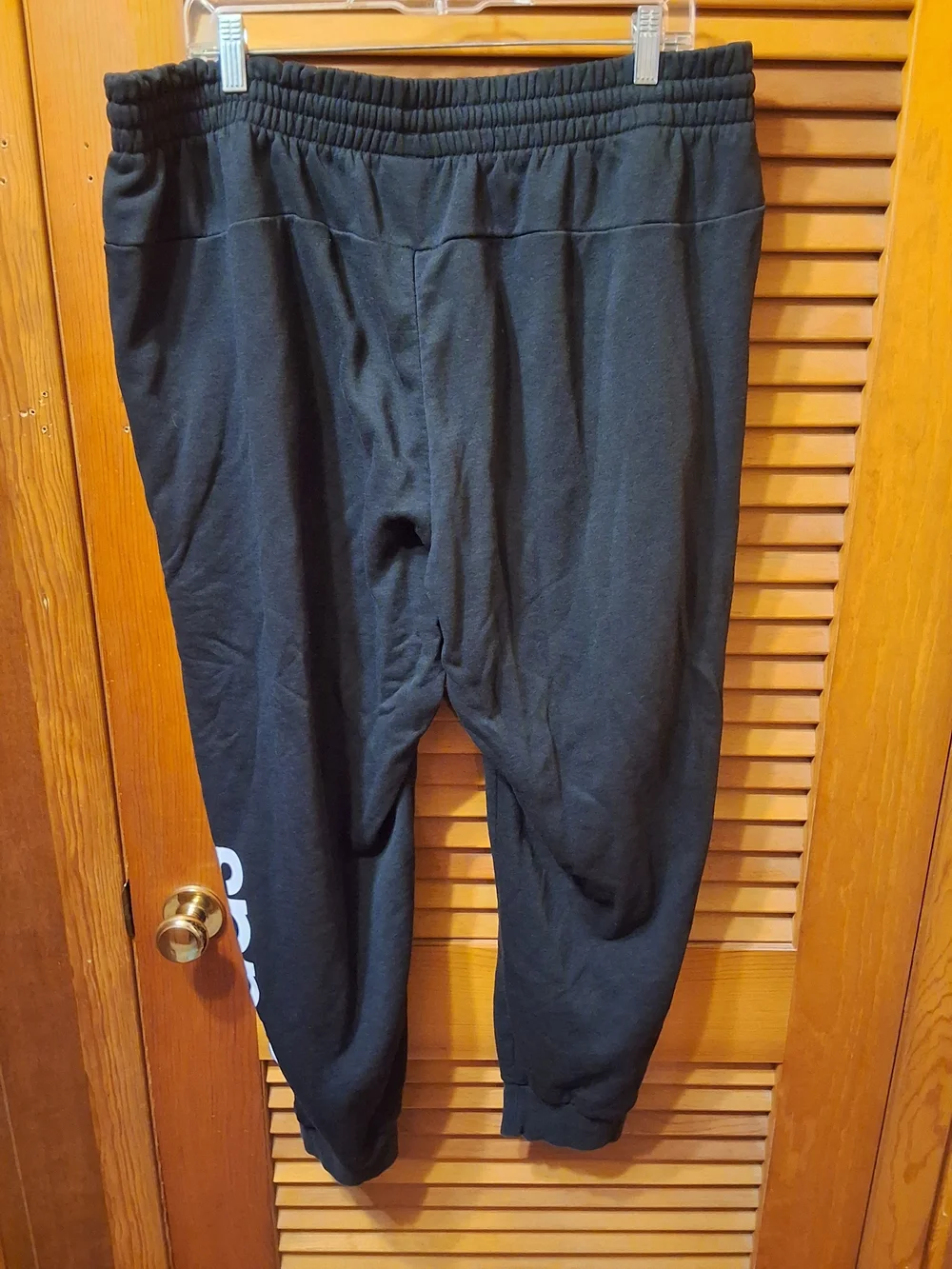 Adidas Black Logo Jogger Pants